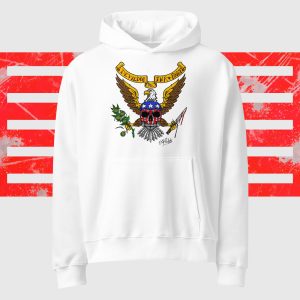 “Freedom Skull Standard – Hand Drawn by CPL. Joe Pawlowski"