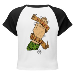 Women’s Knife Hand baby tee